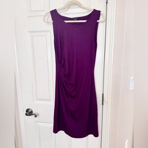 Theory Rich Purple Mini Dress